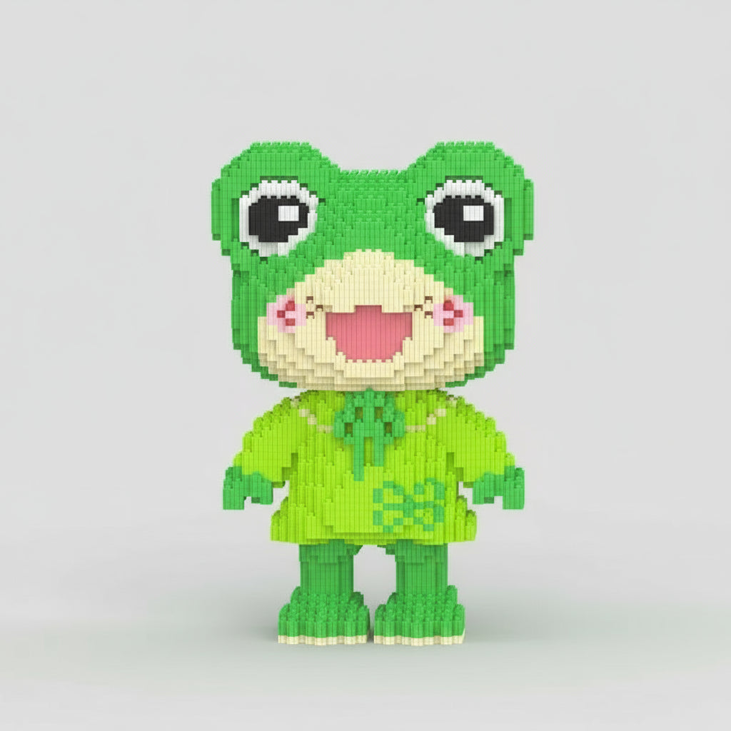 Mega kikker | Bouwsteentjes