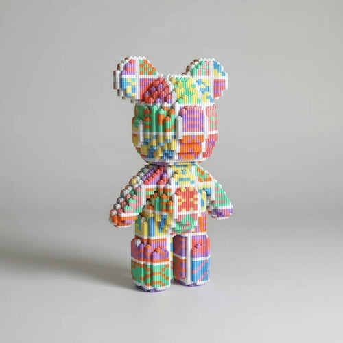 Gekleurde beer | Bouwsteentjes