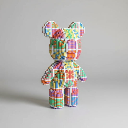 Gekleurde beer | Bouwsteentjes