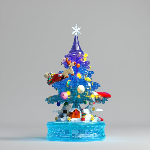 Fantasie kerstboom | muziekdoos | Bouwsteentjes
