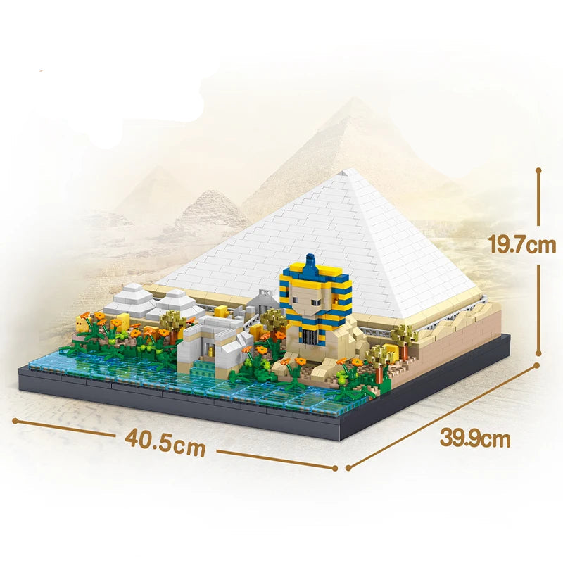 Oude Egyptische Piramide | Bouwsteentjes