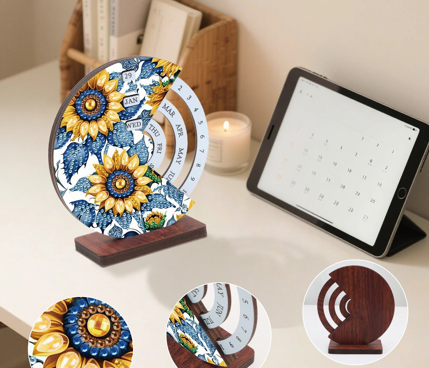Zonnebloemen | Kalender | Diamond painting