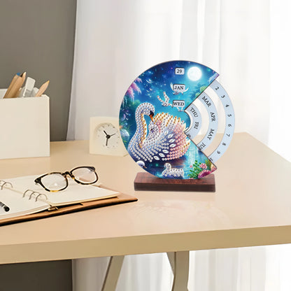 Zwaan | Kalender | Diamond painting