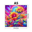 Vrolijke zonnebloemen  | Houten Puzzel