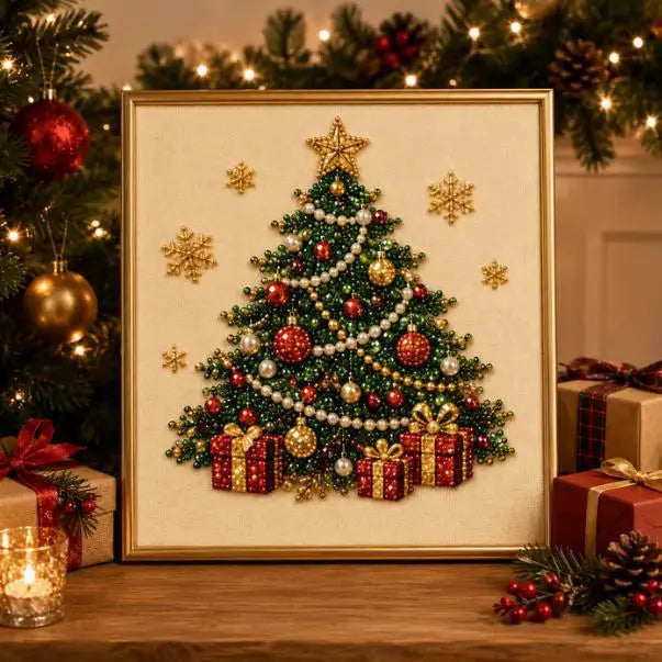 Kerst schilderijtje | Diamond painting