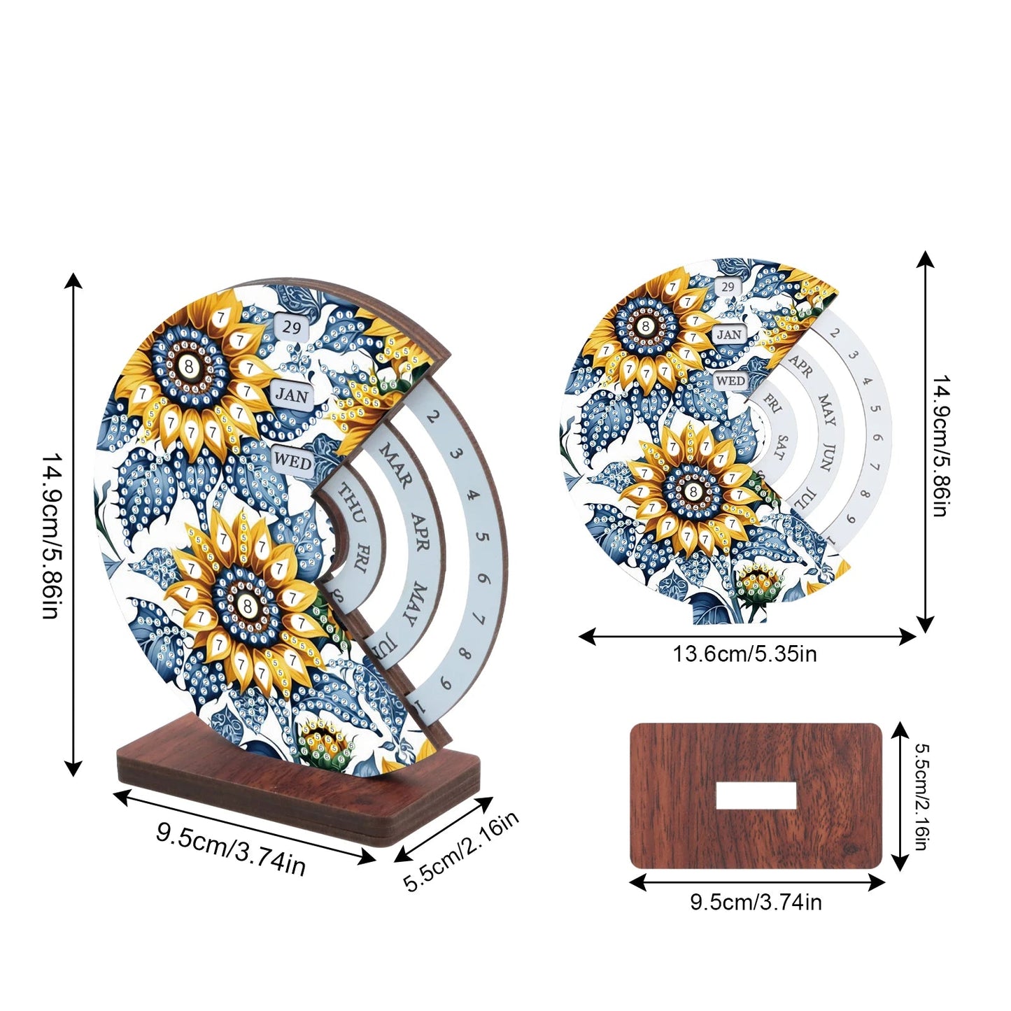 Zonnebloemen | Kalender | Diamond painting