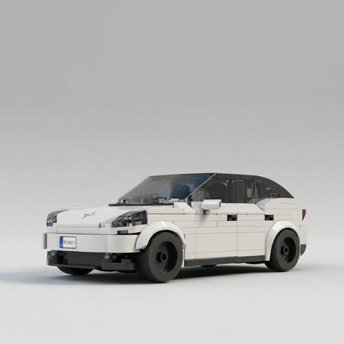 Witte auto | Bouwsteentjes