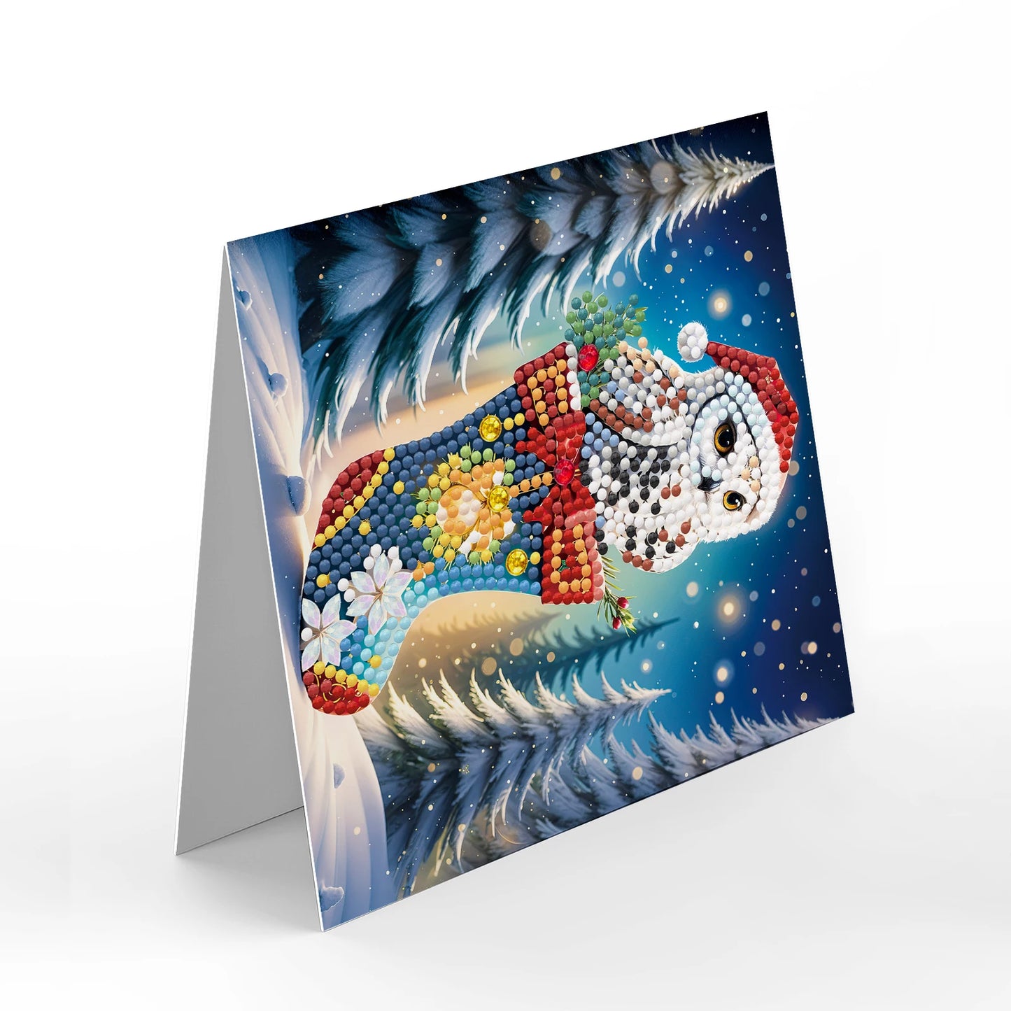 Kerstkaarten  | 12 stuks | Diamond Painting