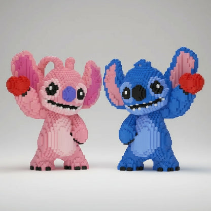 Verliefde Wezens met Hartjes | Bouwsteentjes