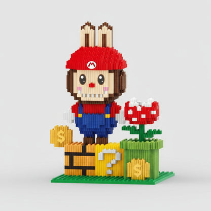 Labubu als Loodgieter | Bouwsteentjes