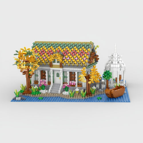 Huis op het water | Bouwsteentjes