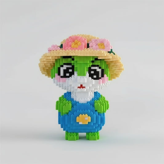 Schildpad met Hoed  | Bouwsteentjes