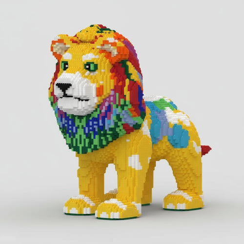 Stoere Leeuw | Bouwsteentjes