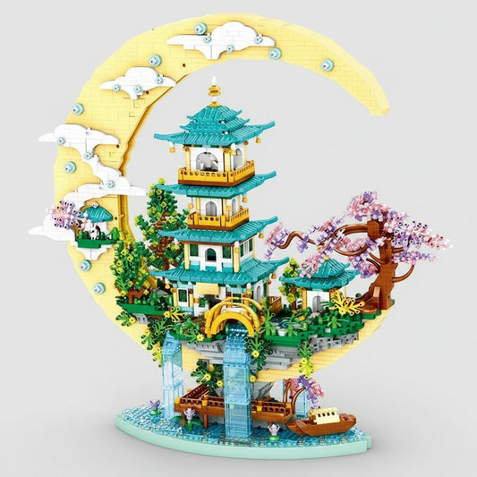 Huis op maan | Bouwsteentjes