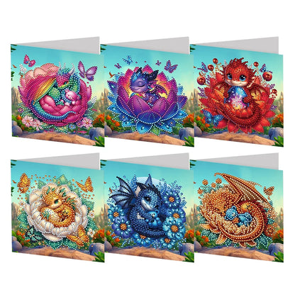 Verschillende Kaarten | 6 stuks | Diamond Painting