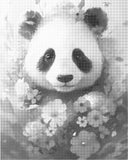 Panda | Dot painting