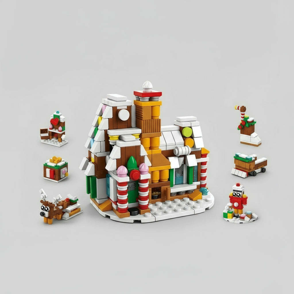 1+6 kerst pakketen | Bouwsteentjes