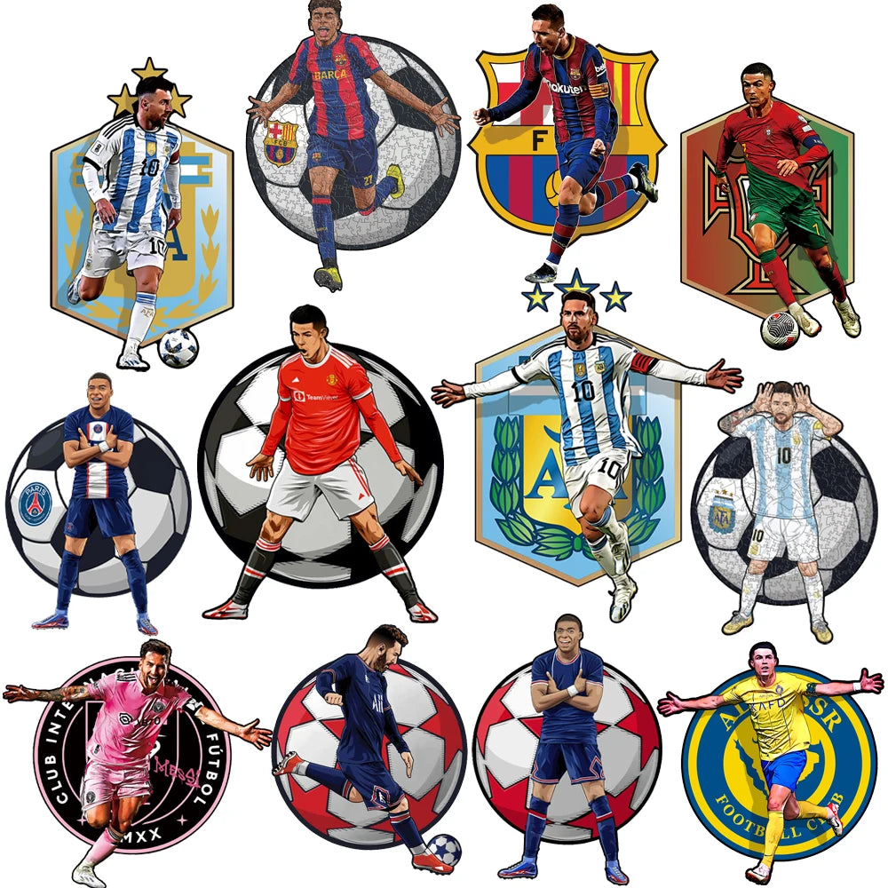 Ronaldo Portugal Thuisshirt | Houten Puzzel