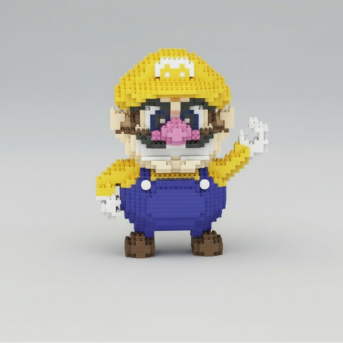 Gele loodgieter | Bouwsteentjes