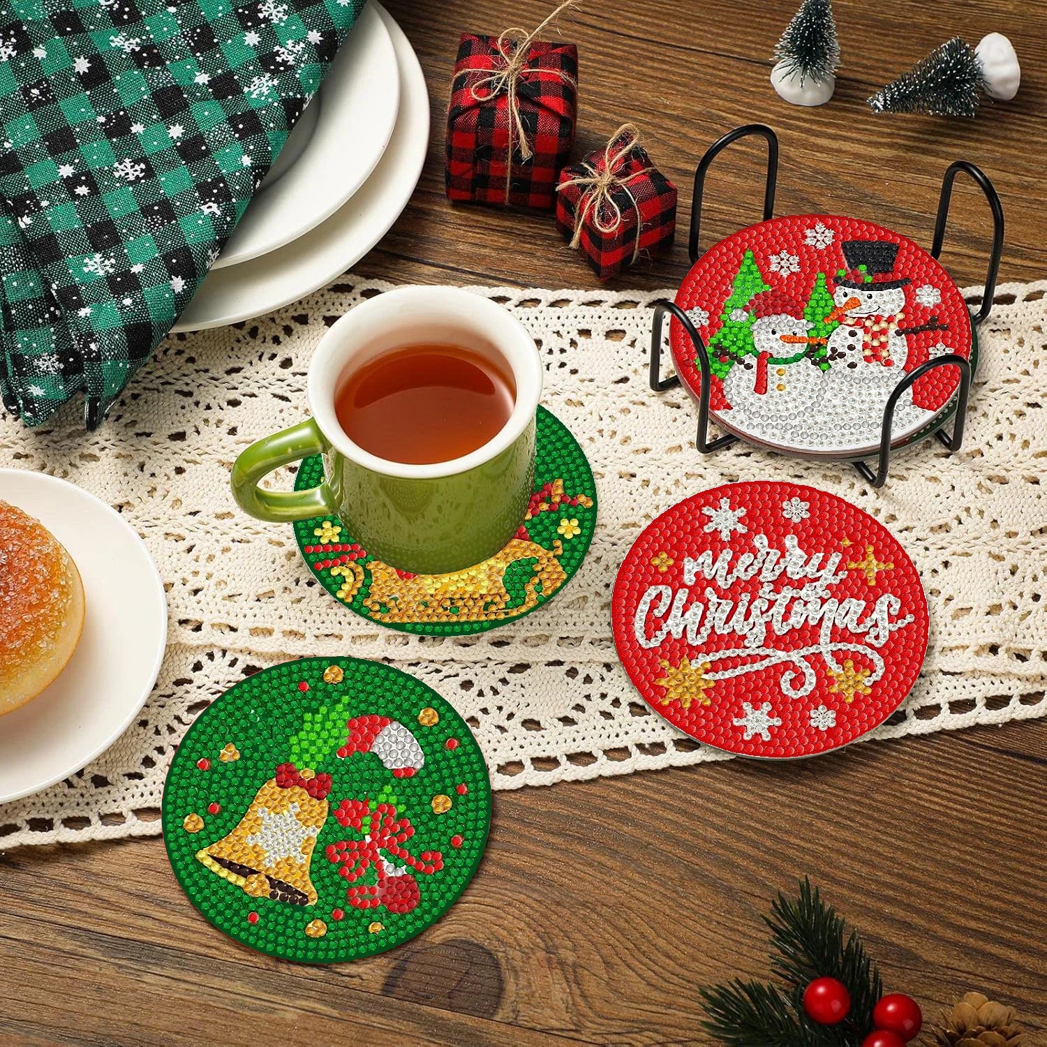 Onderzetters | Kerst | Diamond painting