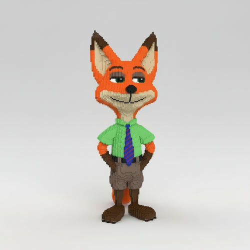 Vos met Stropdas | Bouwsteentjes