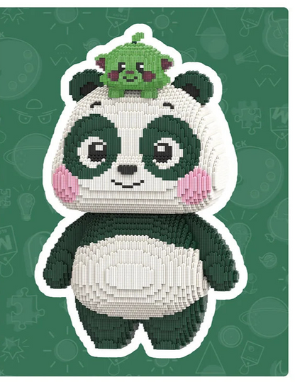 Panda met Beestje | Bouwsteentjes