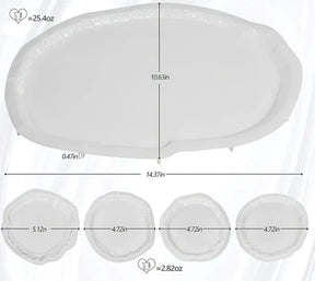 Siliconen Mal Erts vorm onderzetters | Epoxy