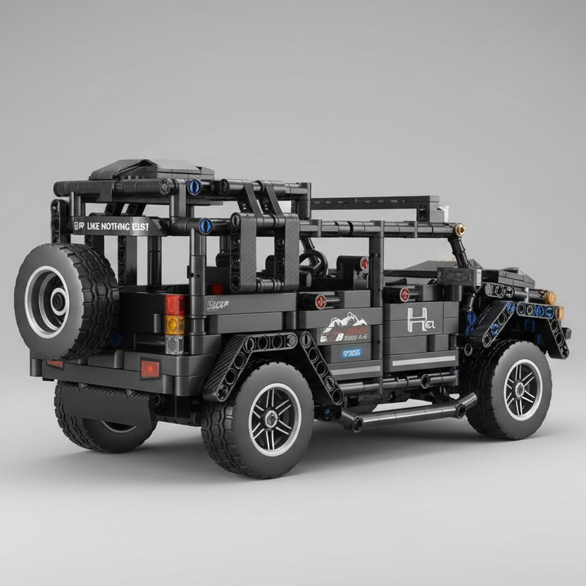 Offroad terreinwagen 4x4 | Bouwsteentjes