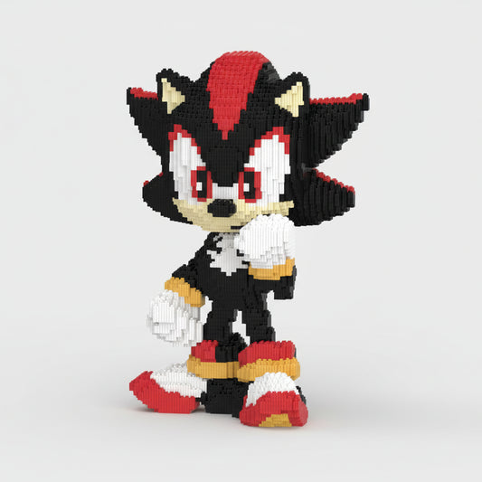 MEGA Zwart snelheidswezen | Bouwsteentjes