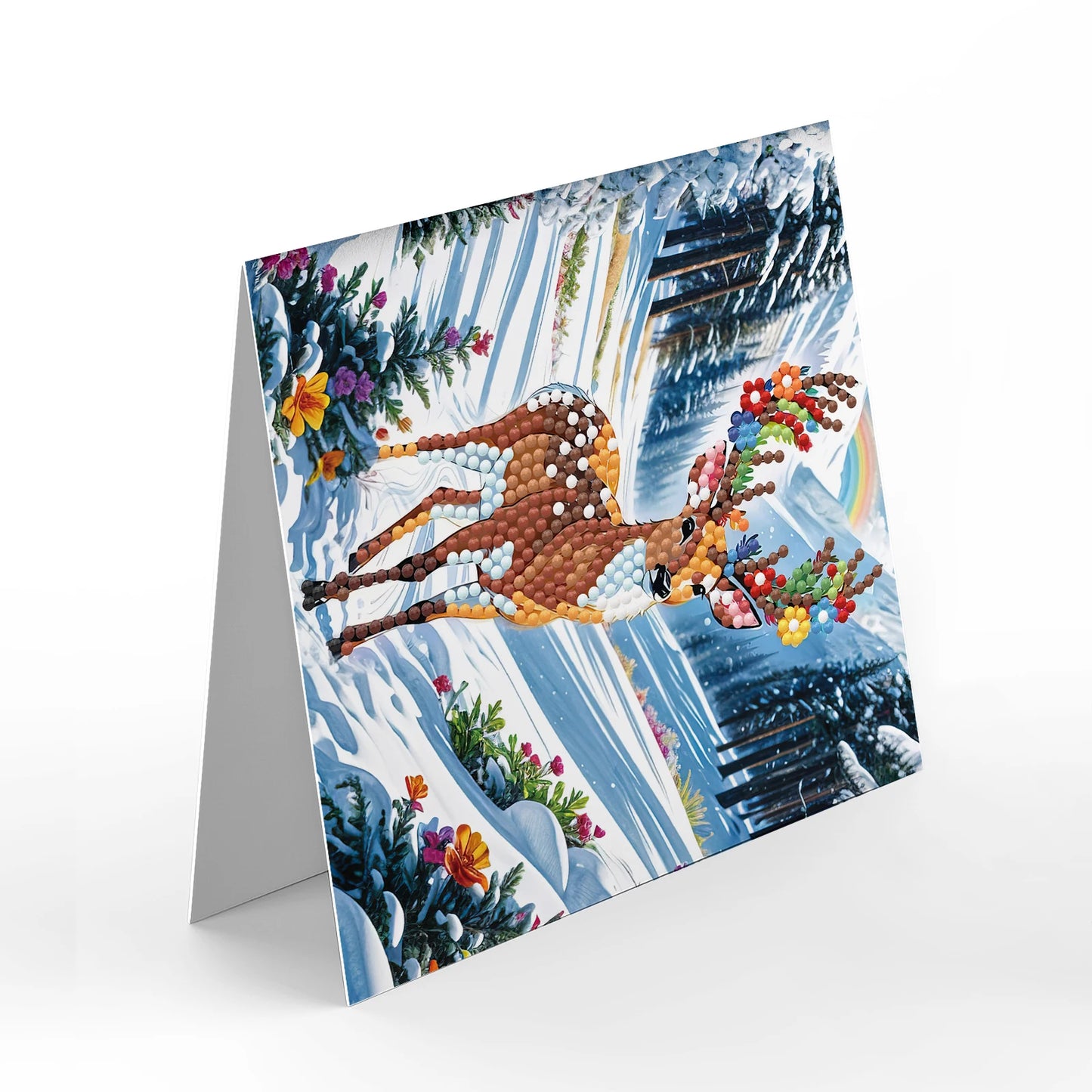 Kerstkaarten  | 12 stuks | Diamond Painting
