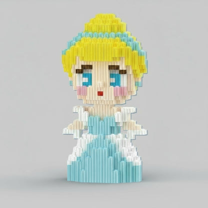 Prinses met glazen muiltje | Bouwsteentjes