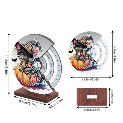 Halloween kat | Kalender | Diamond painting