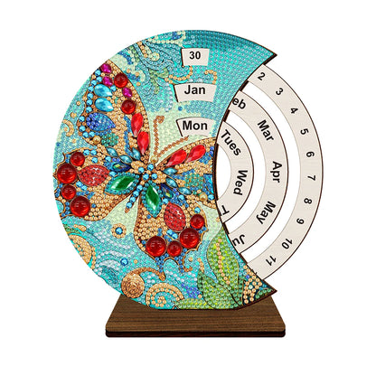 Rode vlinder | Kalender | Diamond painting
