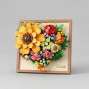 3D bloem schilderij | Bouwsteentjes