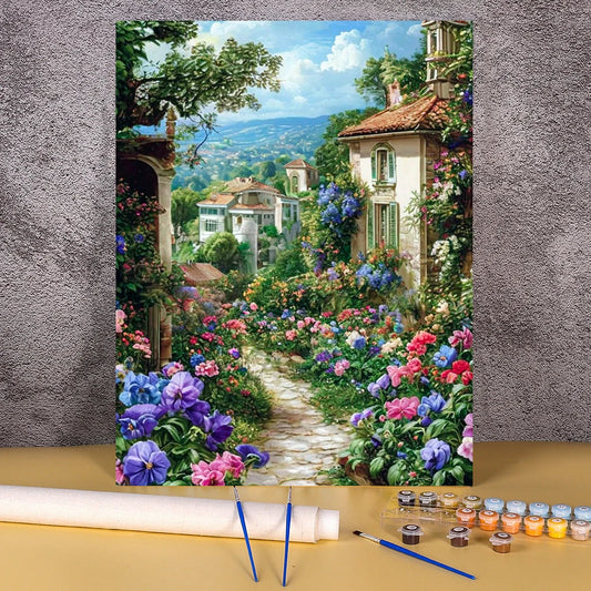 Bloemensteeg | Schilderen op Nummer