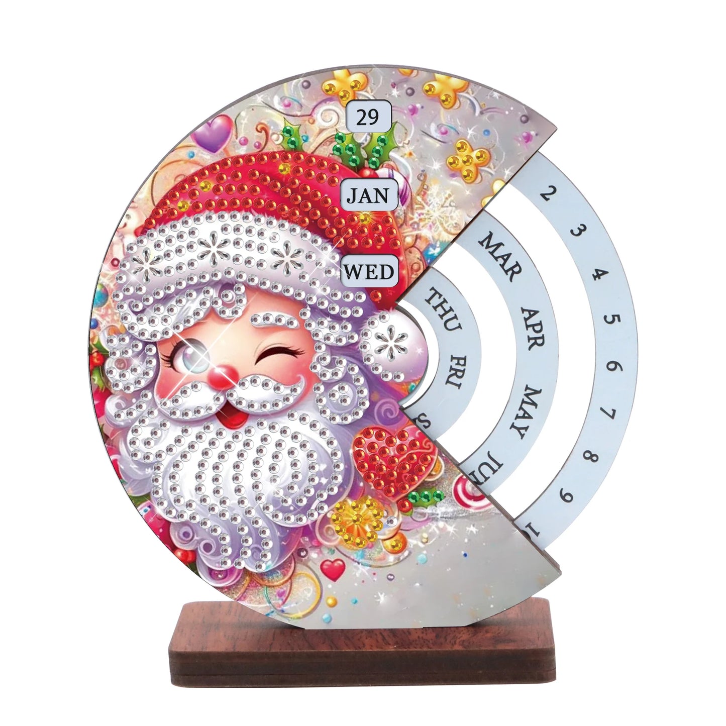 Kerstman | Kalender | Diamond painting