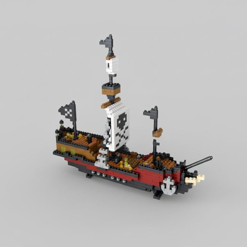 Mini Piratenschip | Bouwsteentjes