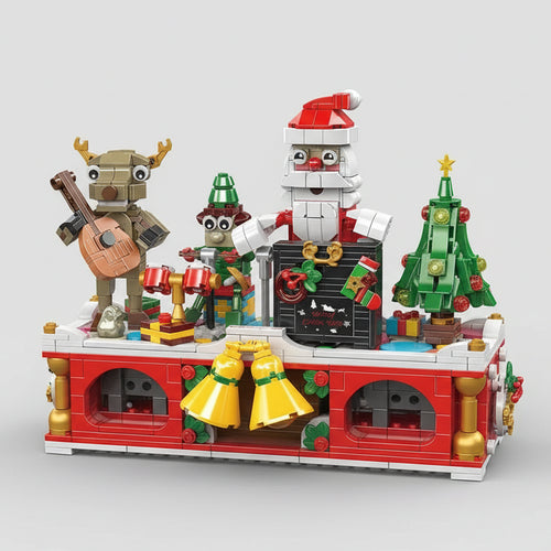 Muzikaal kerstdorp | Bouwsteentjes