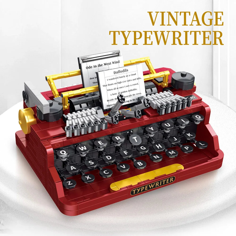 Vintage typmachine | Bouwsteentjes