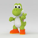 MEGA groene dino met peace | Bouwsteentjes