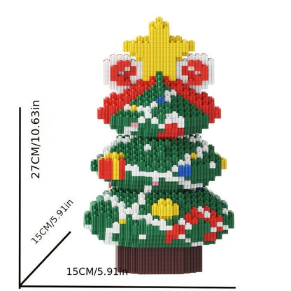 Kerstboom met versiering | Bouwsteentjes