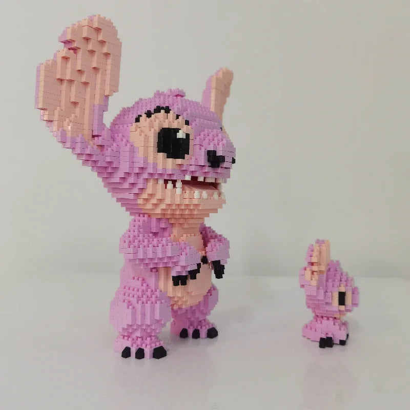 Schattig Roze Wezen | Bouwsteentjes