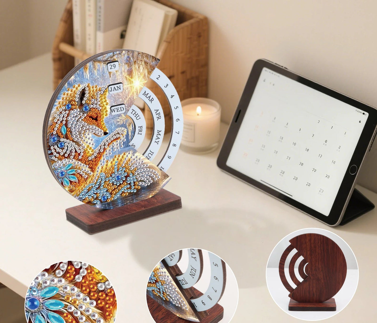 Vos | Kalender | Diamond painting