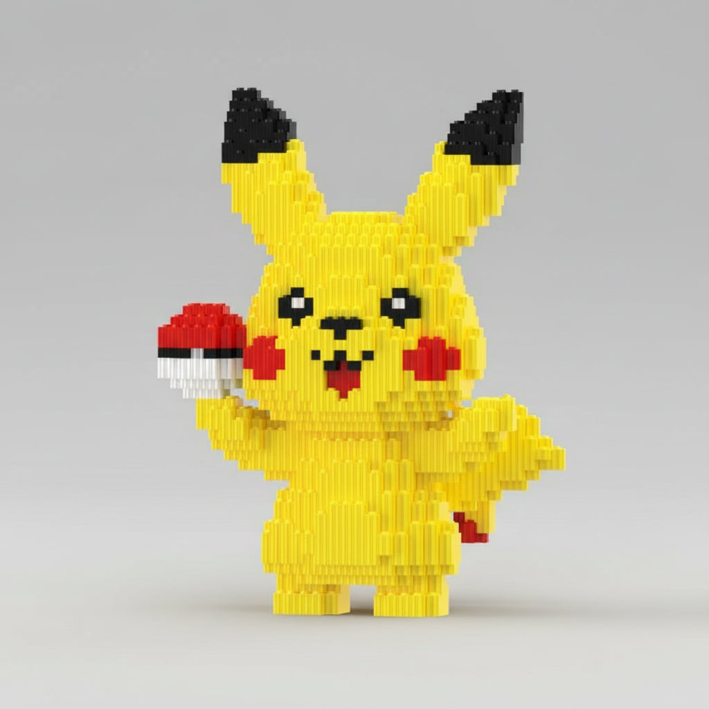 Klein bliksembeest met bal | Bouwsteentjes