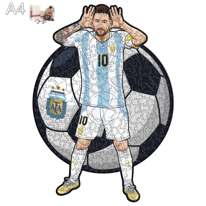 Messi Argentinië – Juichpose | Houten Puzzel