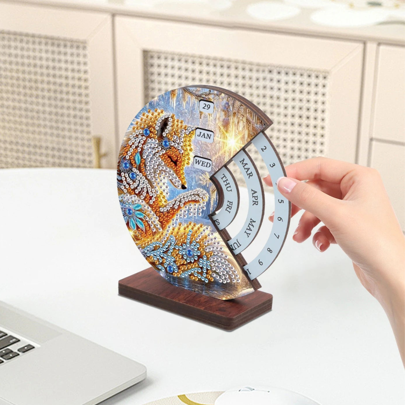 Vos | Kalender | Diamond painting