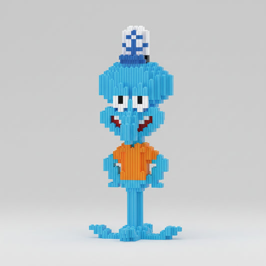 Blauwe Octopus | Bouwsteentjes