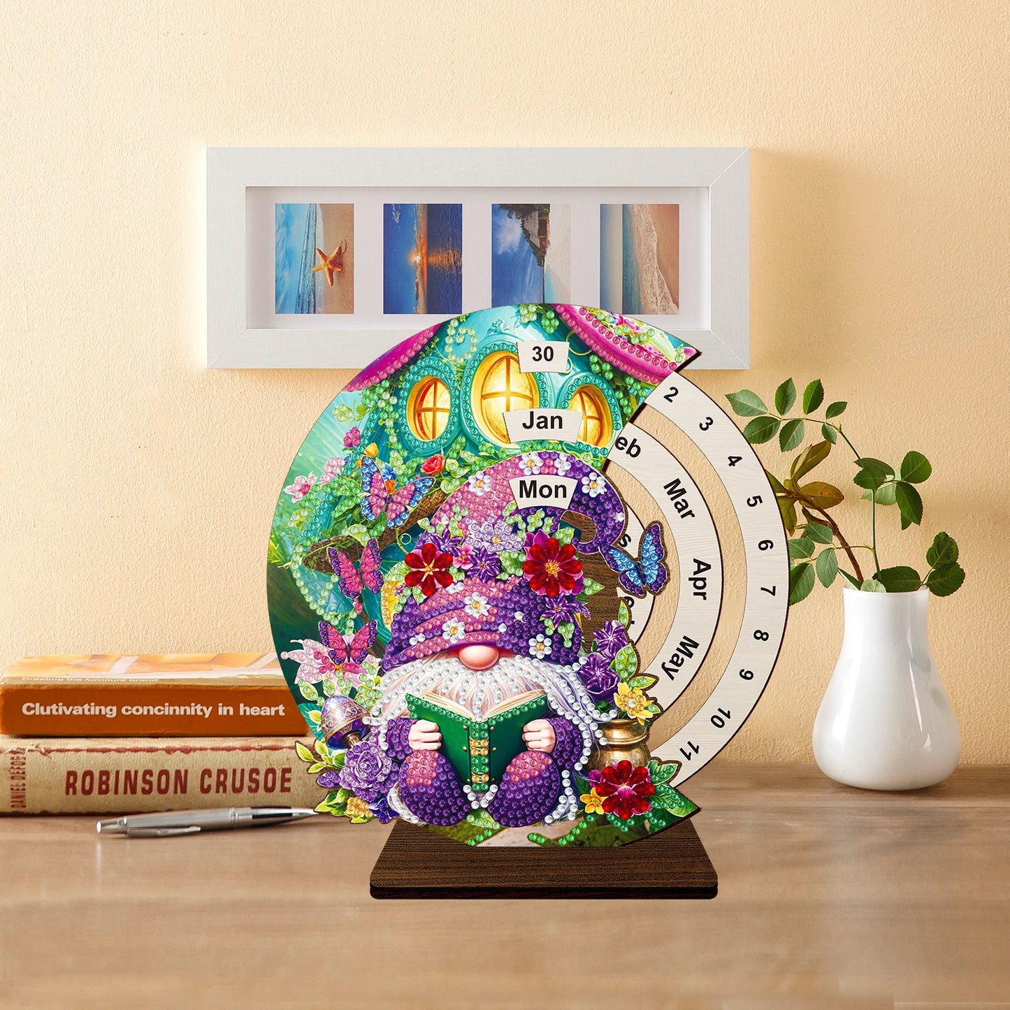 Paarse kabouter | Kalender | Diamond painting