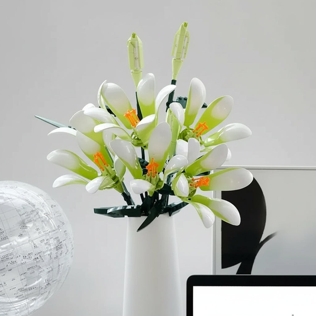 Witte lelies | Bouwsteentjes