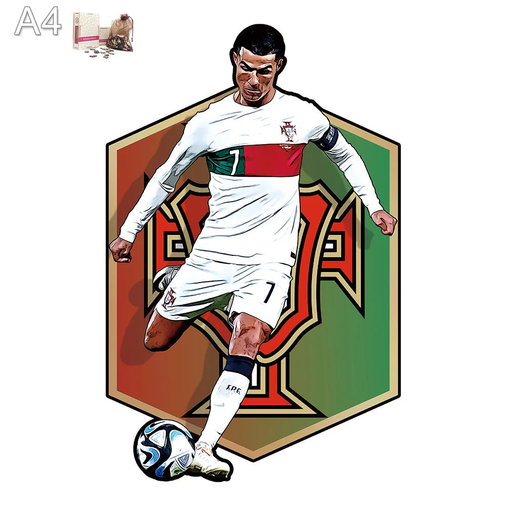 Ronaldo Portugal | Houten Puzzel